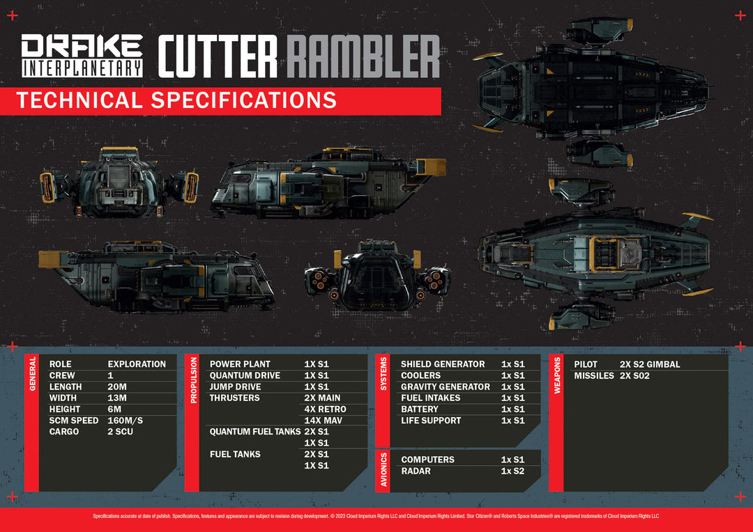 Buy Drake Cutter Rambler LTI Original Concept for Star Citizen