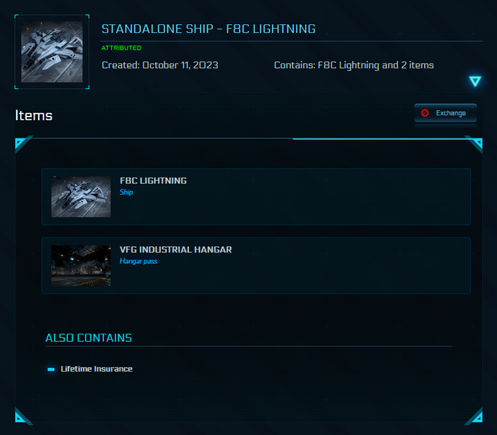 F8C Lightning / Talon Shrike Concierge Account