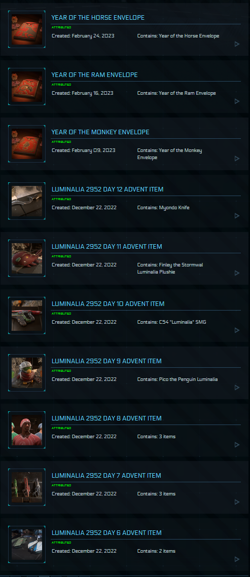 One Of A Kind Account - MMHC / Legatus / Idris M / Idris P / Javelin / Original Backer / WC Digital / Come Fly With Me Physical Package