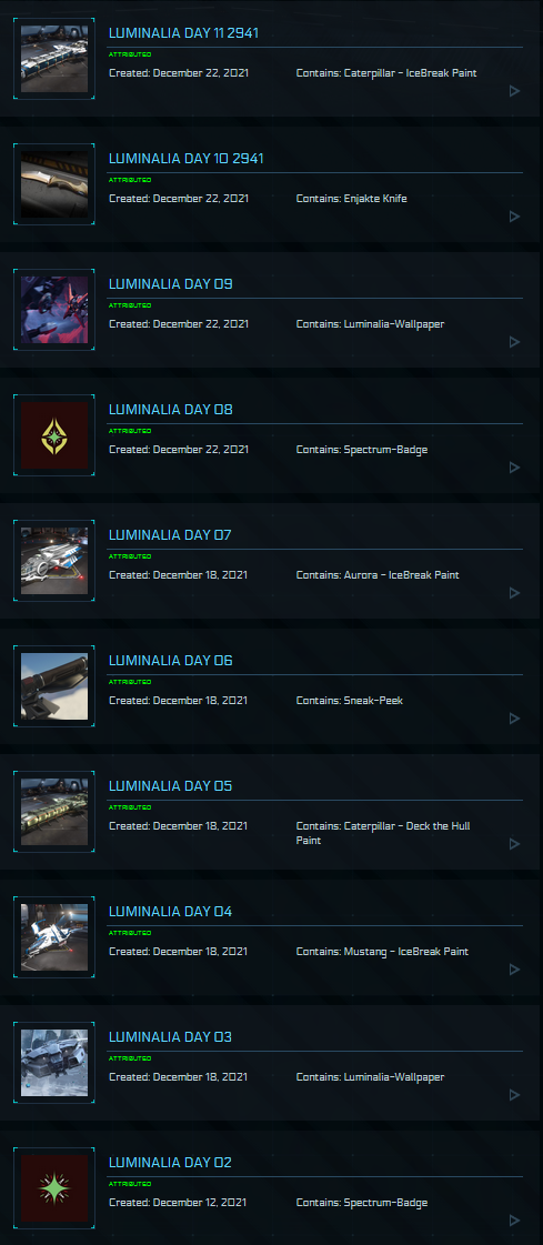 One Of A Kind Account - MMHC / Legatus / Idris M / Idris P / Javelin / Original Backer / WC Digital / Come Fly With Me Physical Package