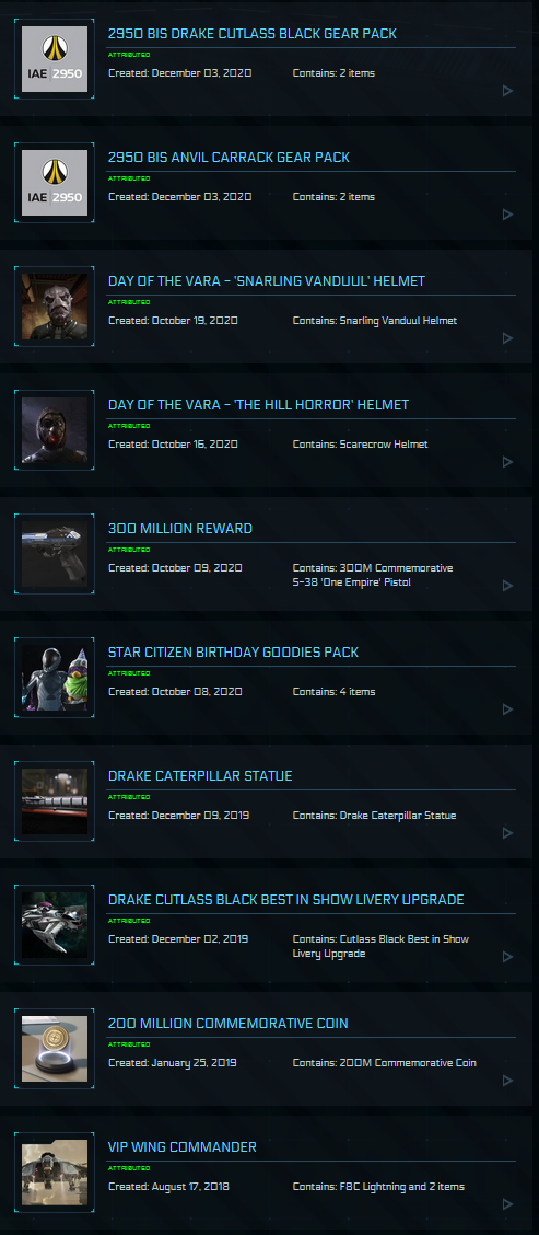 One Of A Kind Account - MMHC / Legatus / Idris M / Idris P / Javelin / Original Backer / WC Digital / Come Fly With Me Physical Package