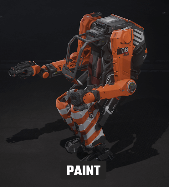 Buy ATLS - Safety Orange Paint For Star Citizen