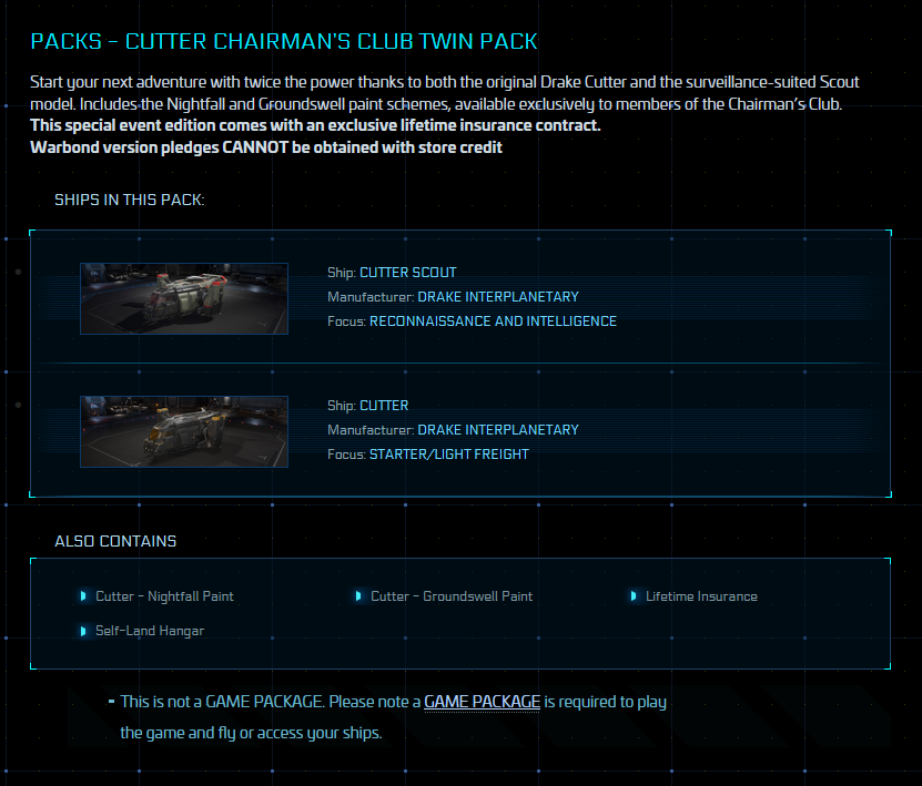 Buy Cutter Chairmans Club Twin Pack - Original Concept LTI