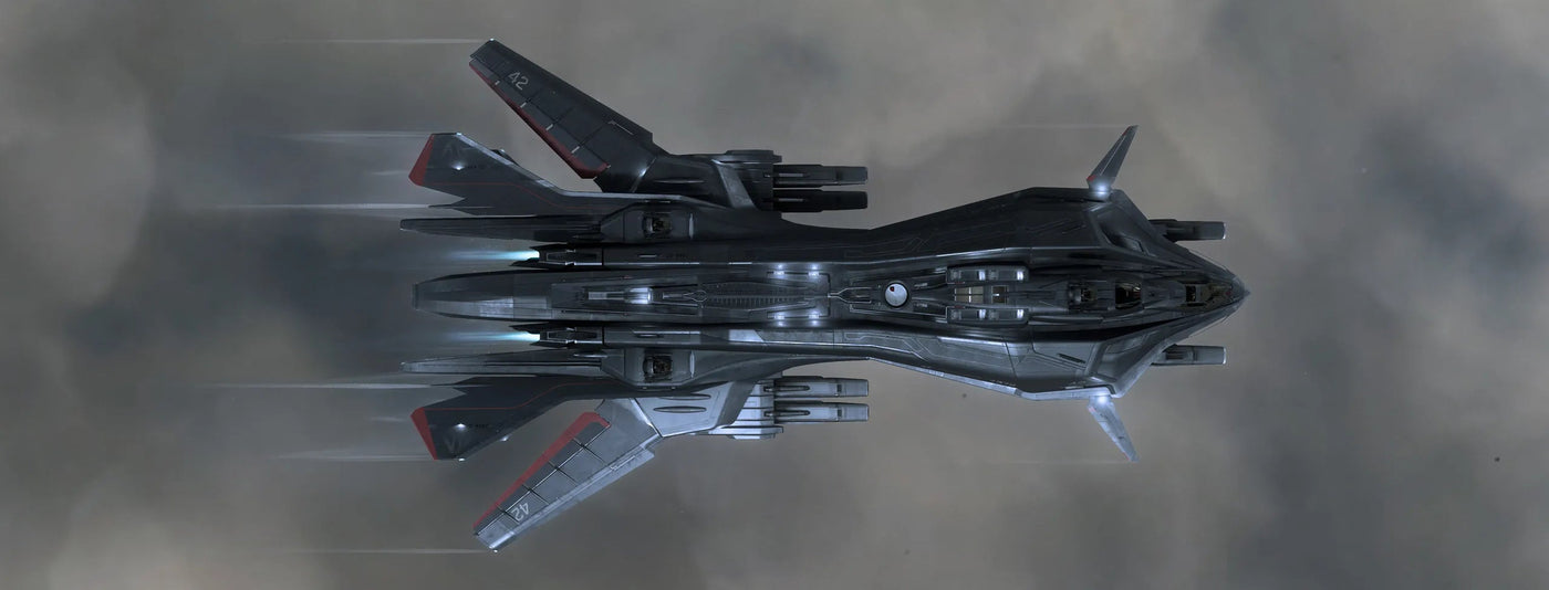 Retaliator - Retailiator landed on world with sun at the horizon