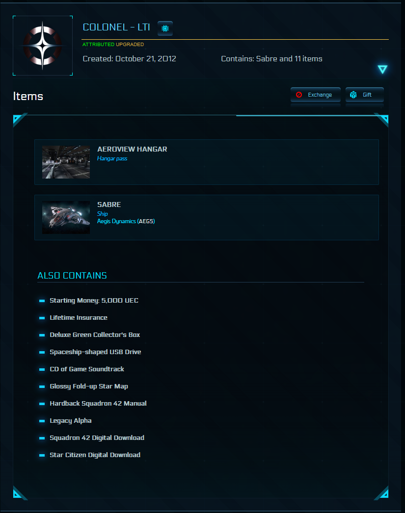 Colonel - LTI + Sabre Upgrade (Rare Physical Collectors Version)