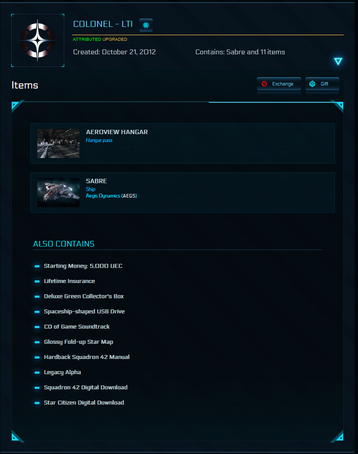 Colonel - LTI + Sabre Upgrade (Rare Physical Collectors Version)