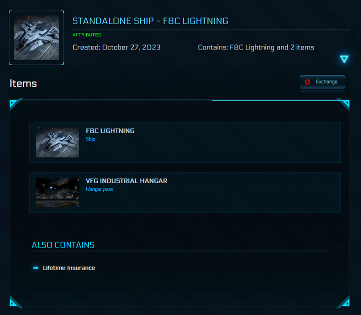 F8C Lightning / Syulen LTI Game Pack / C8R Pisces Concierge Account