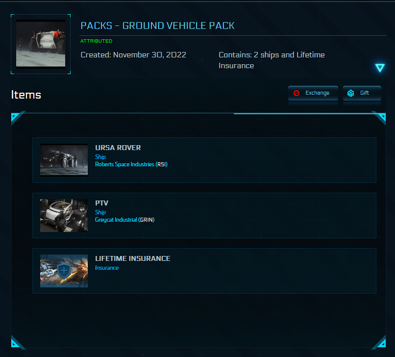 Ground Vehicle Pack (Ursa + PTV) - Original Concept LTI