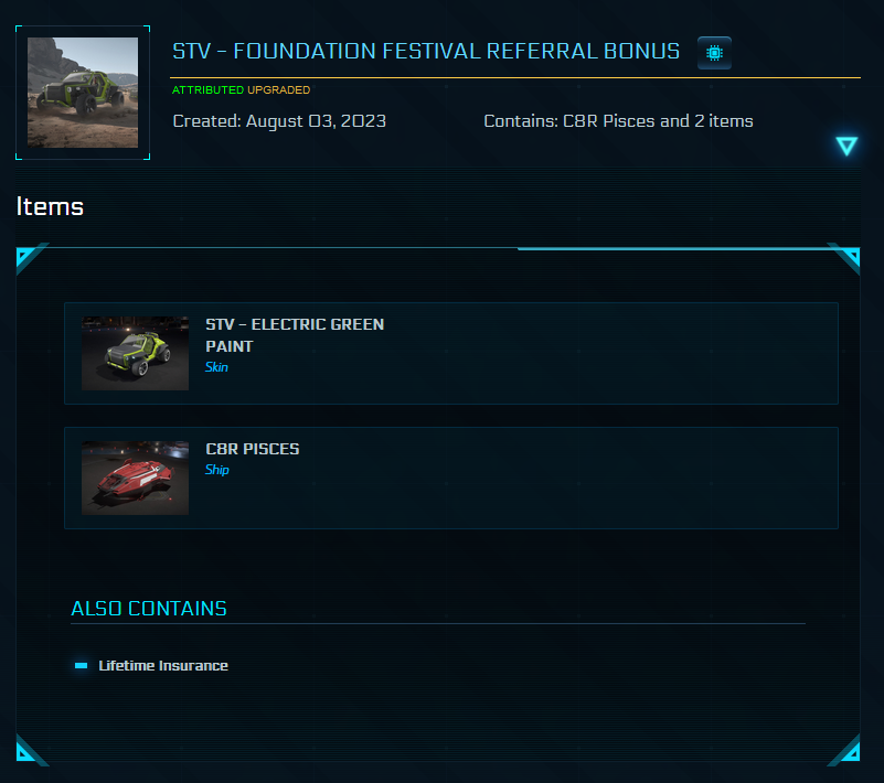 F8C Lightning / Syulen LTI Game Pack / C8R Pisces Concierge Account
