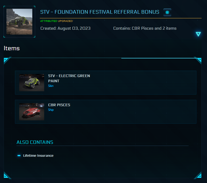 F8C Lightning / Syulen LTI Game Pack / C8R Pisces Concierge Account