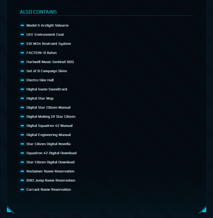 One Of A Kind Account - MMHC / Legatus / Idris M / Idris P / Javelin / Original Backer / WC Digital / Come Fly With Me Physical Package