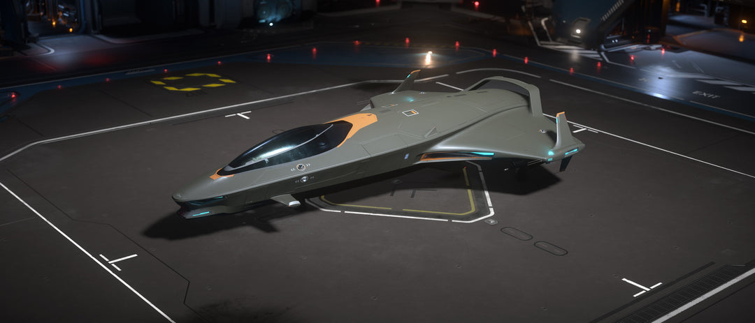 Customize your Origin 100 Series ships with the Timberline paint scheme that’s olive green with orange accents.