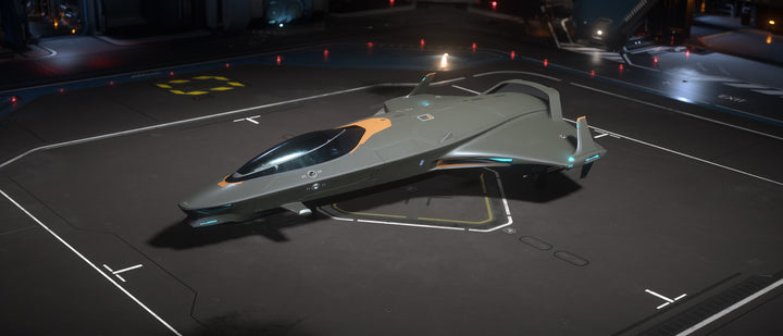 Customize your Origin 100 Series ships with the Timberline paint scheme that’s olive green with orange accents.