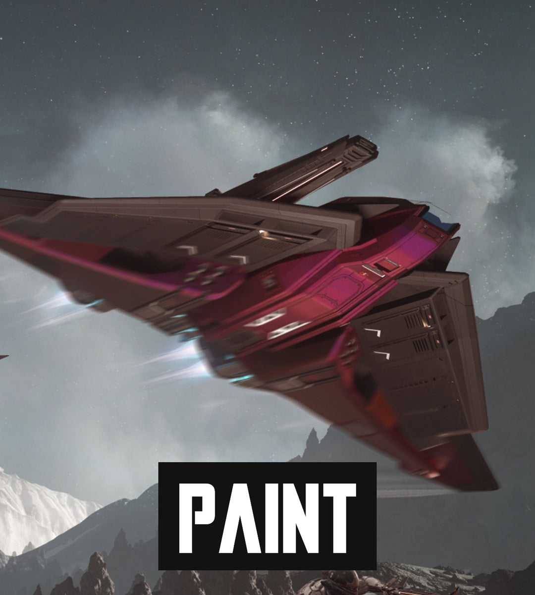 Inspired by the colors of Coramor, the Lovestruck paint scheme is a stylish metallic pink and black livery for your Ares Star Fighter. Act fast, as this limited-time offer is available through February 15. The Lovestruck paint is compatible with both Ares variants.