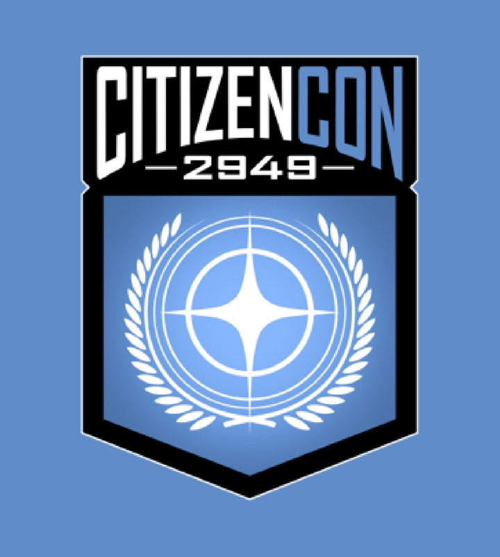 CitizenCon Goodies Pack is an exclusive and rare bundle of items that was available for purchase during 2019 CitizenCon. It includes following items: