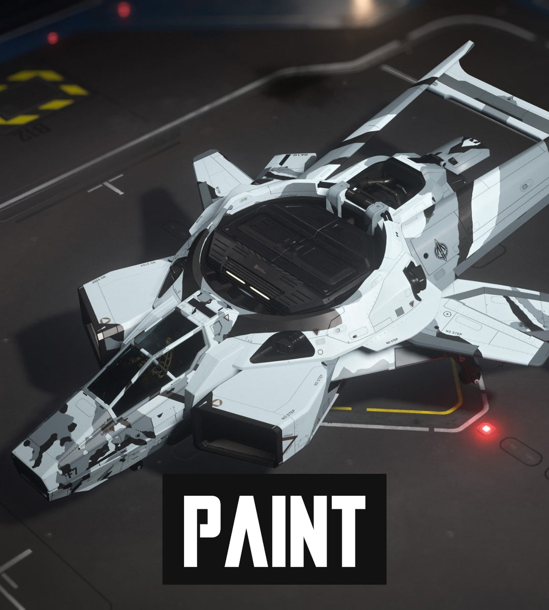 Soar like the winter winds with the Frostbite Camo paint scheme for your Anvil Hornet. This paint is compatible with all Hornet variants.