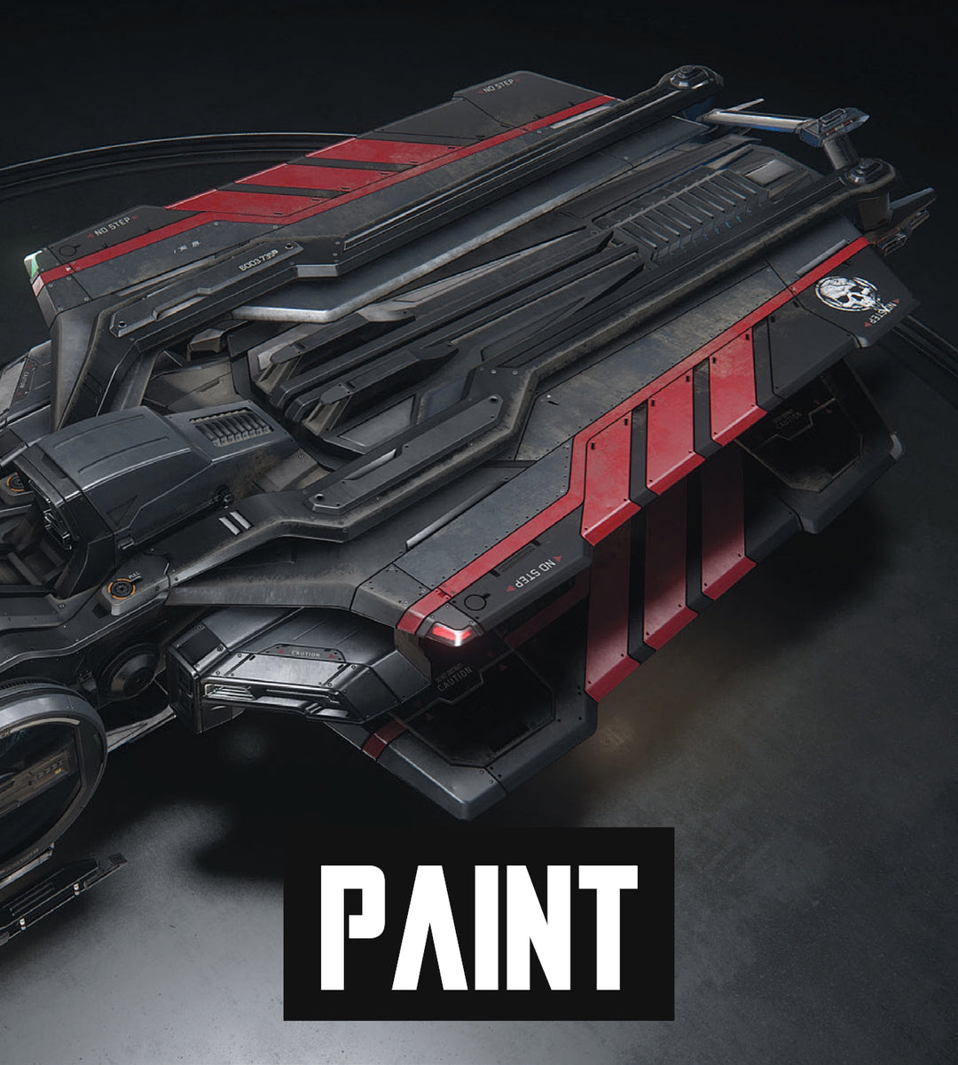 Boldly show your true colors with the grinning countenance of the Jolly Roger, letting all know that you do as you please, and are pretty pleased with what you do. Formerly named the "Dread Pirate Skin" & originally as the “Blackbeard Stealth” skin. Your ships and vehicles represent who you are within Star Citizen universe, that's why it's a great idea to customize their look with a brand new paint or skin. Get yourself a brand new paint job and show off your style to the verse.