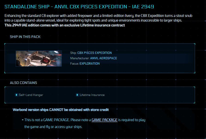 双鱼座C8X 远征 - 原始概念LTI