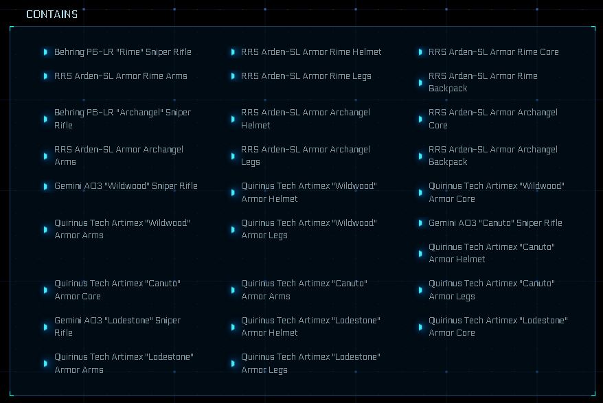 武器&护甲 收集包