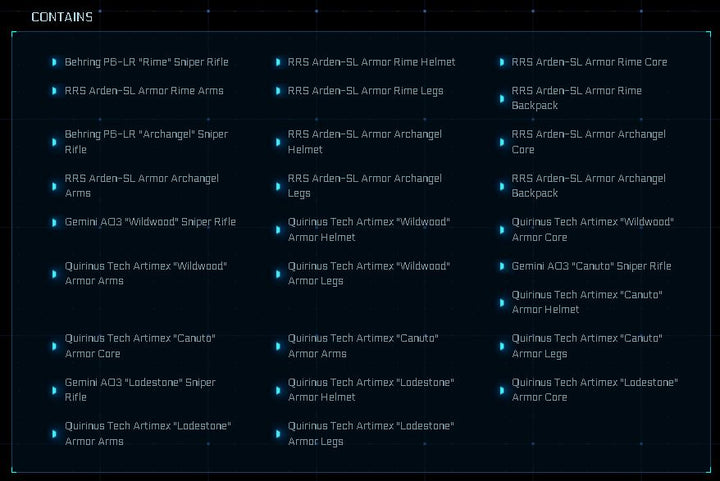武器&护甲 收集包