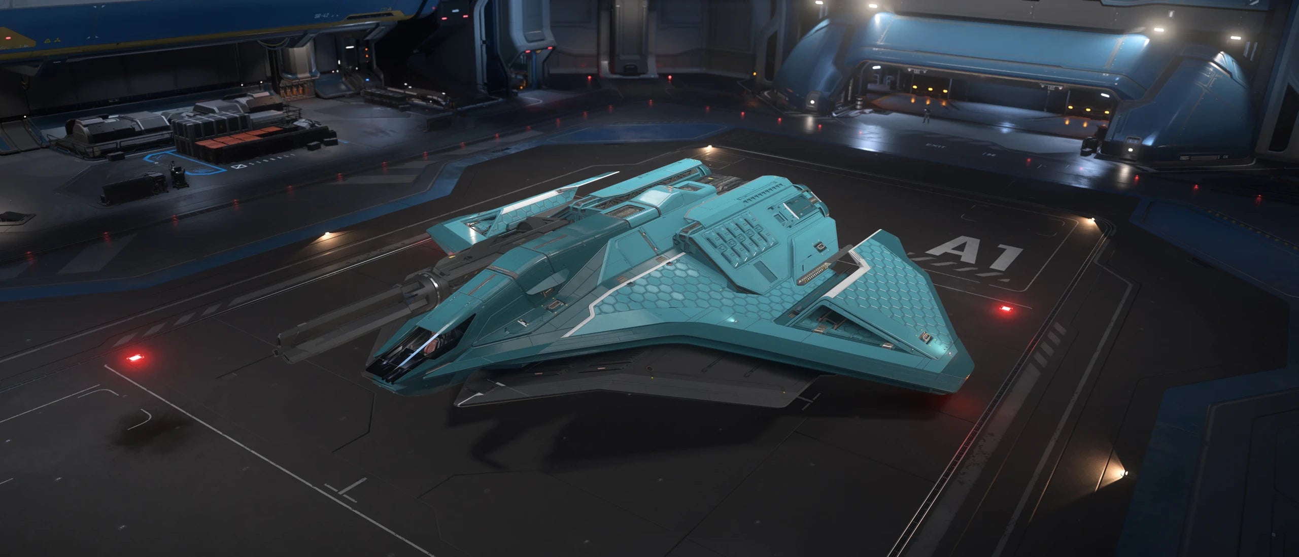 Ares Inferno Celestial Blue Landed - Isometric