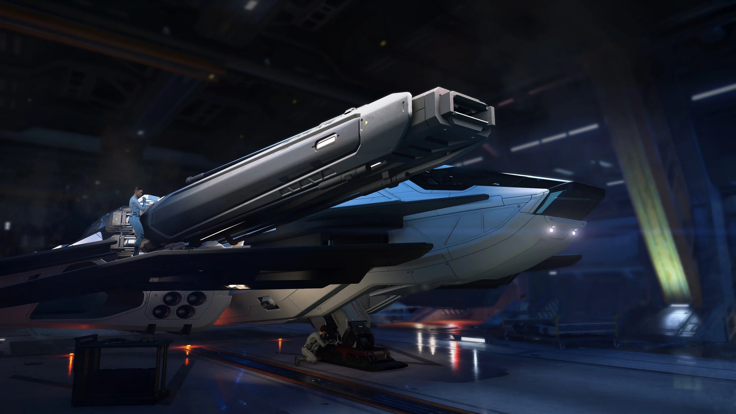 Ares Ion - Pilot entering cockpit