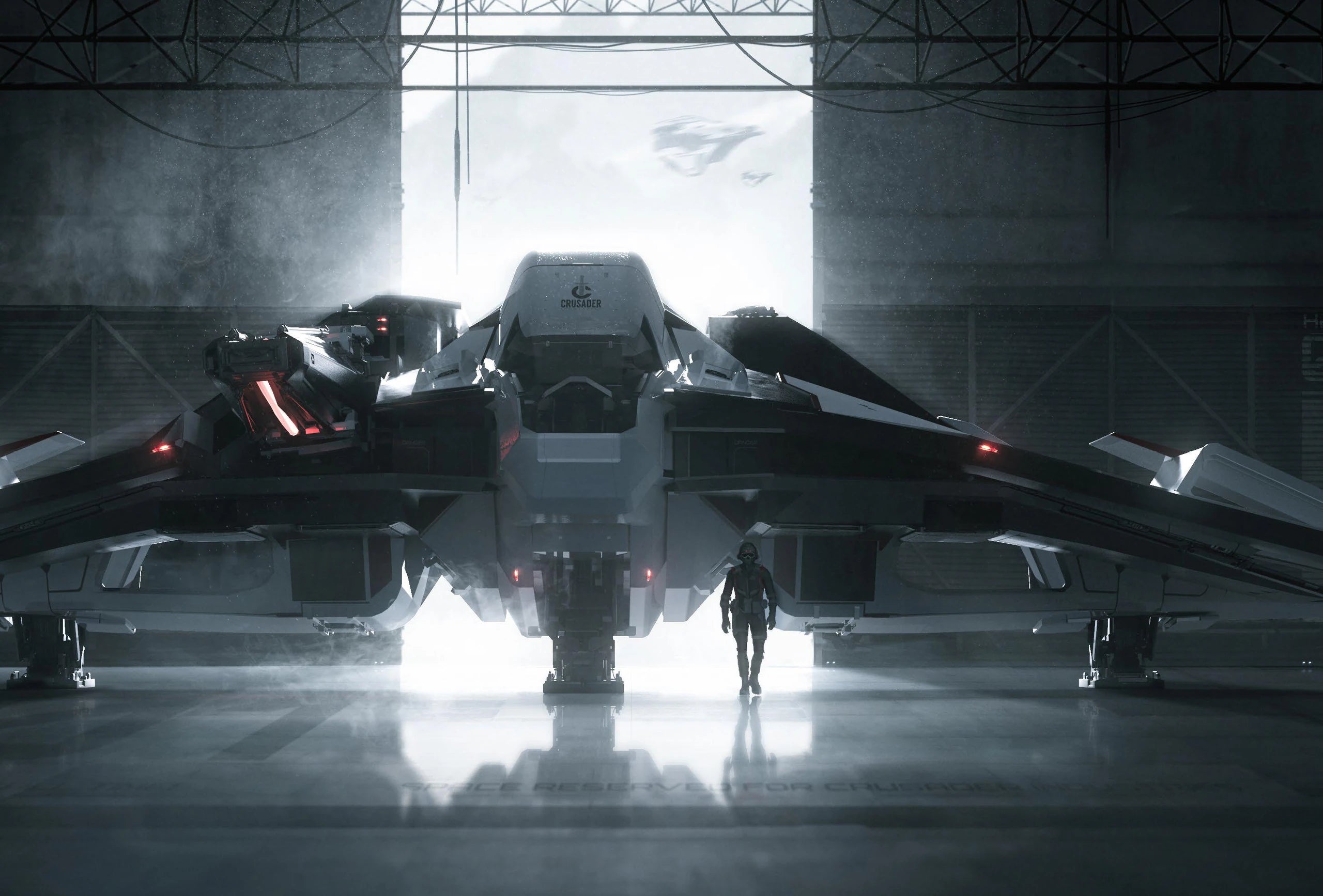Ares Ion - In Hangar - Front
