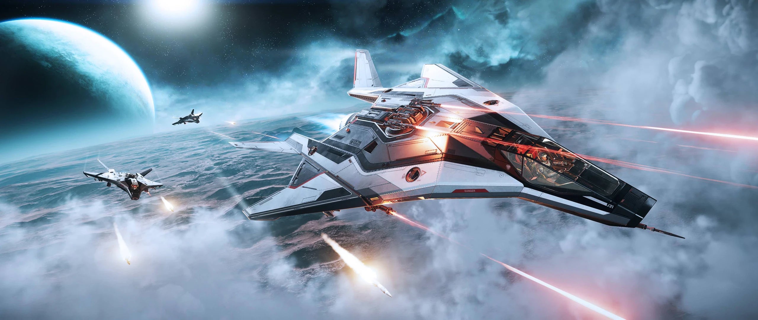 Arrow through the clouds