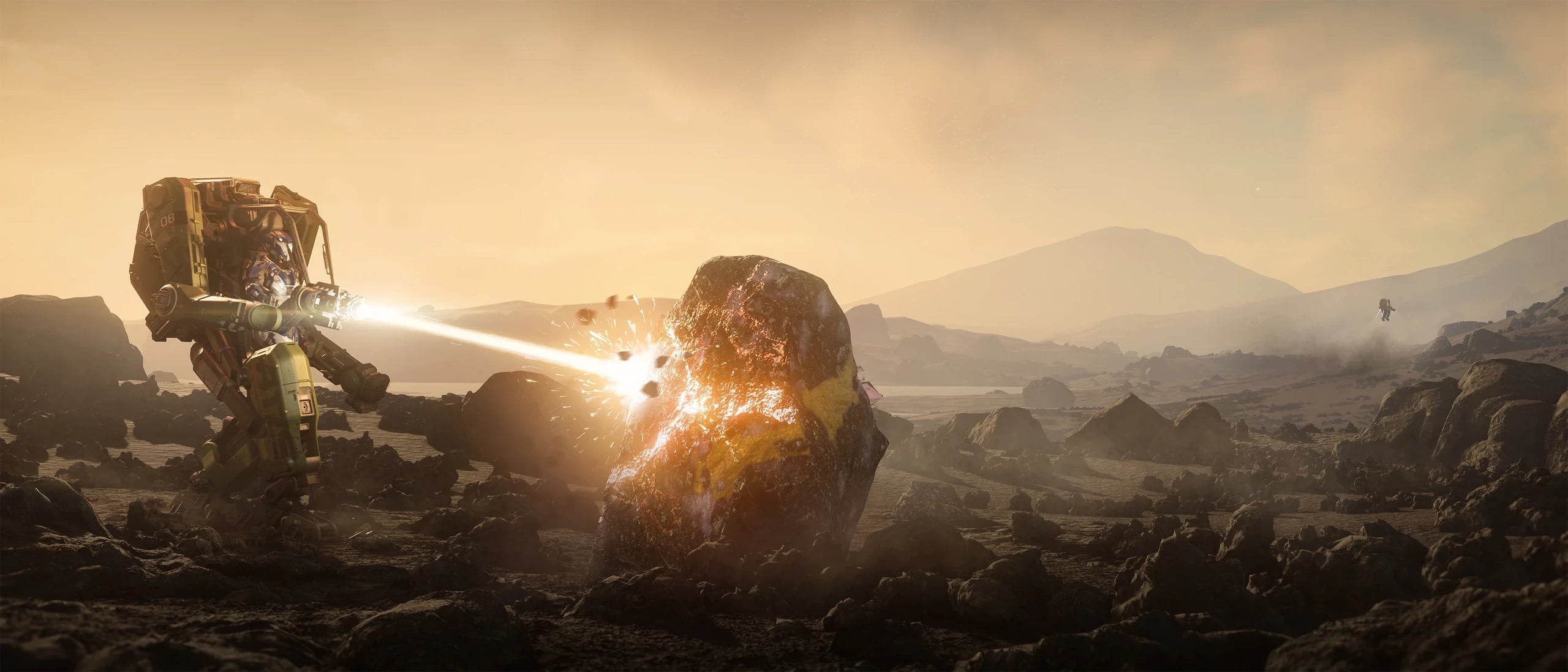 ATLS GEO using mining laser in rocky area