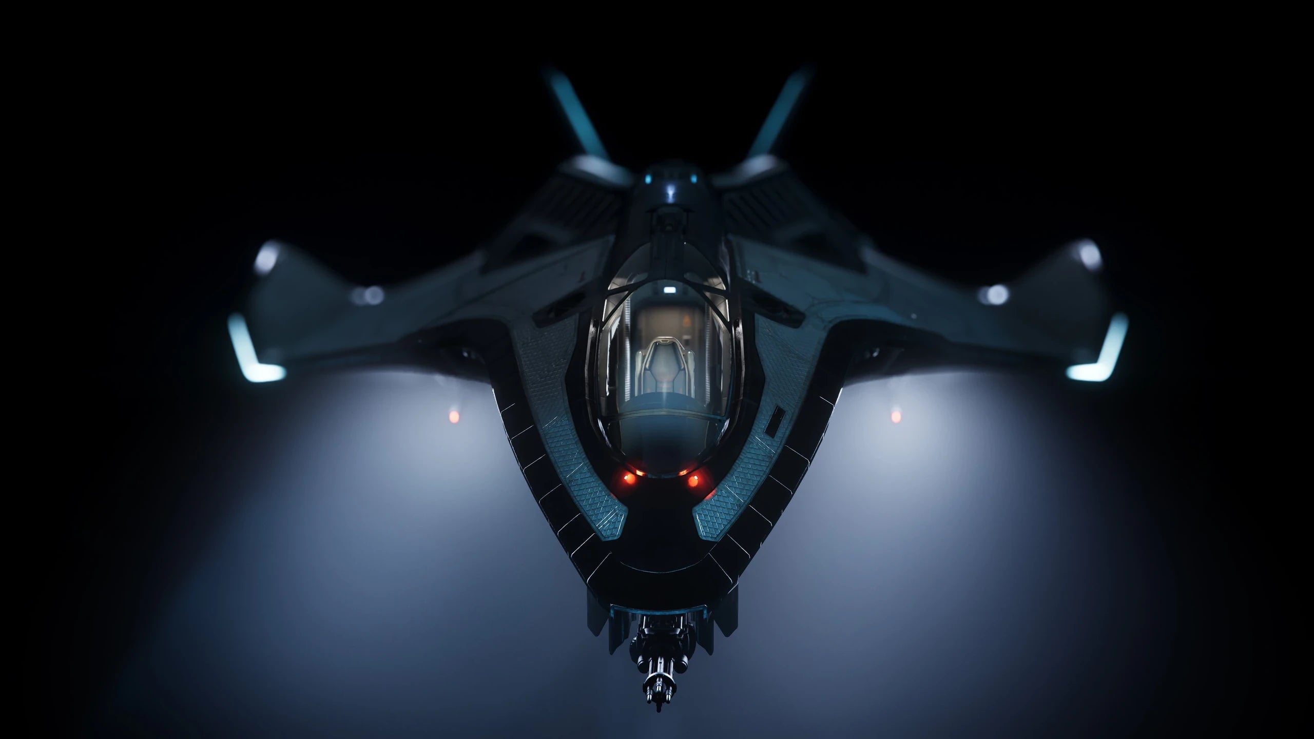 Avenger Stalker - Avenger in darkness with headlight beams