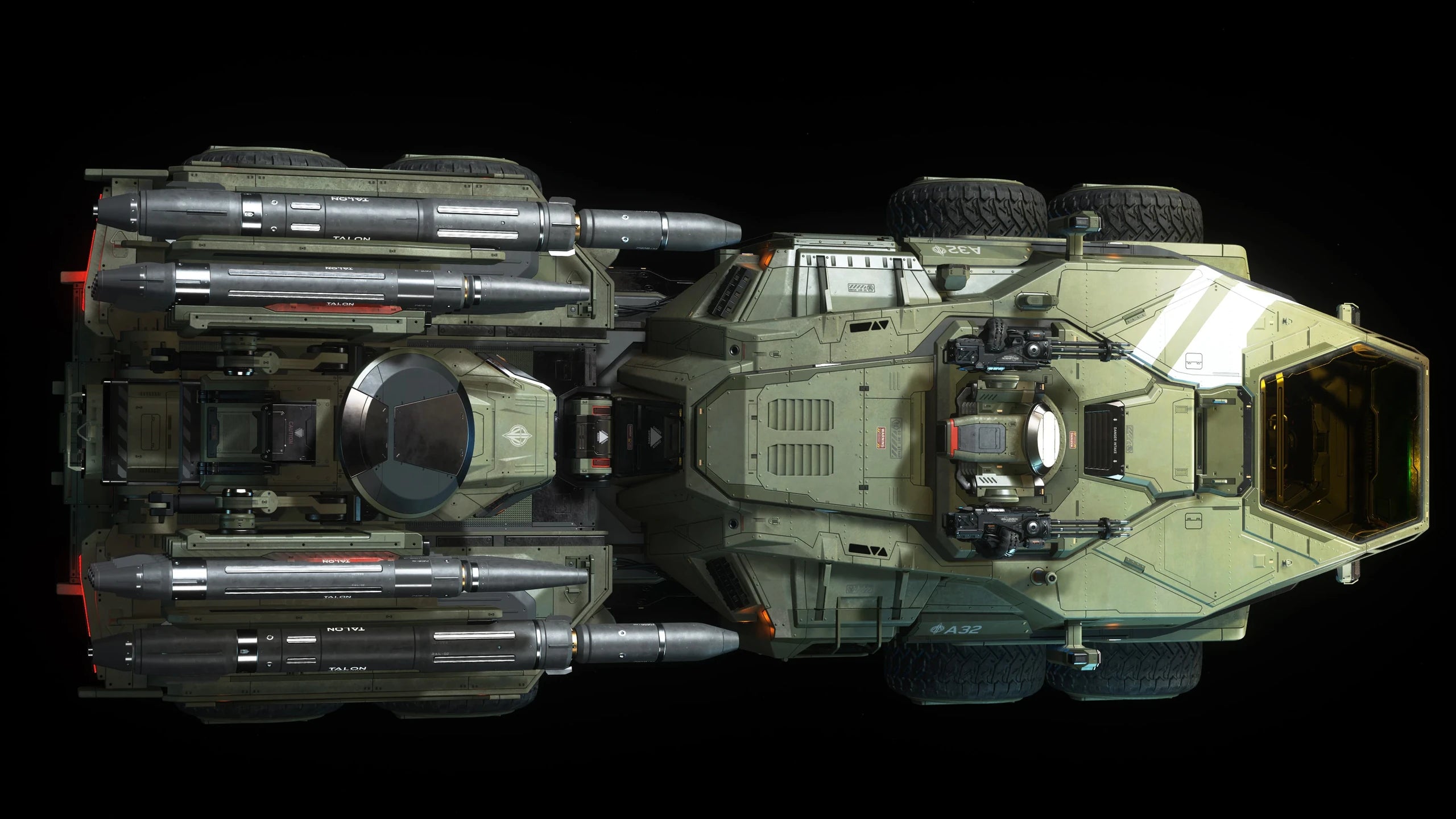 Top view of the Ballista
