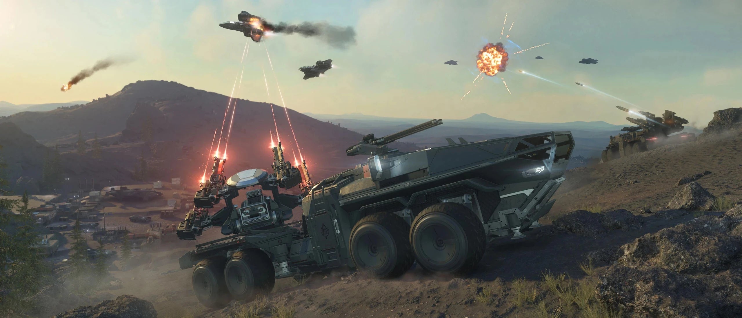Centurion - Firing with 4 players at rear
