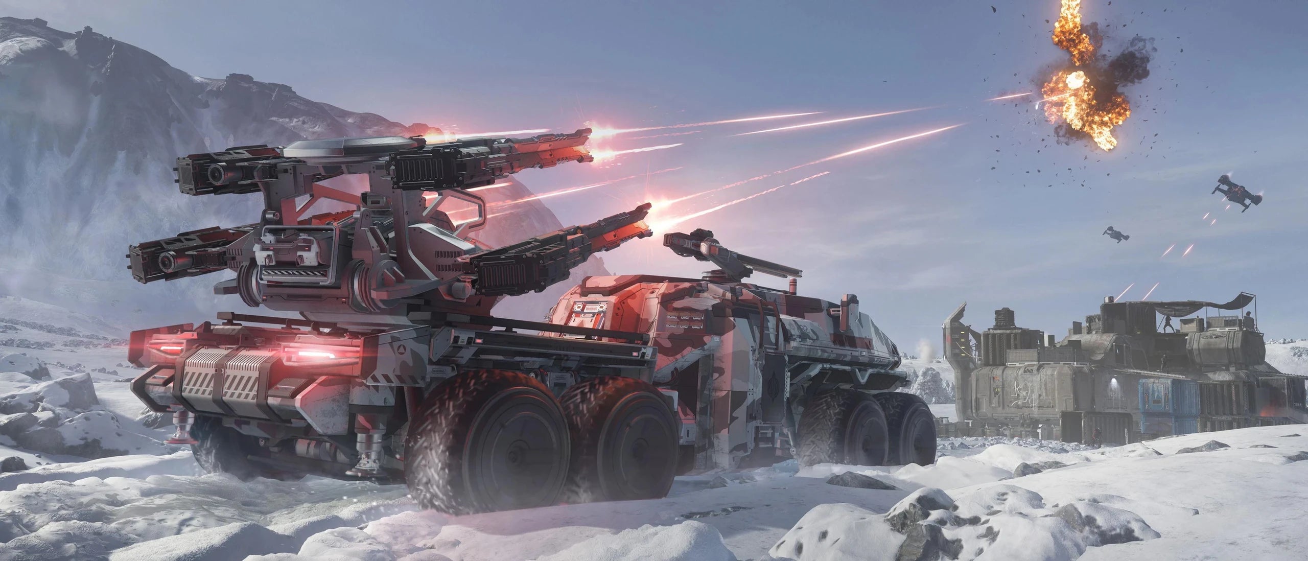 Centurion - On hill firing at Buccaneer