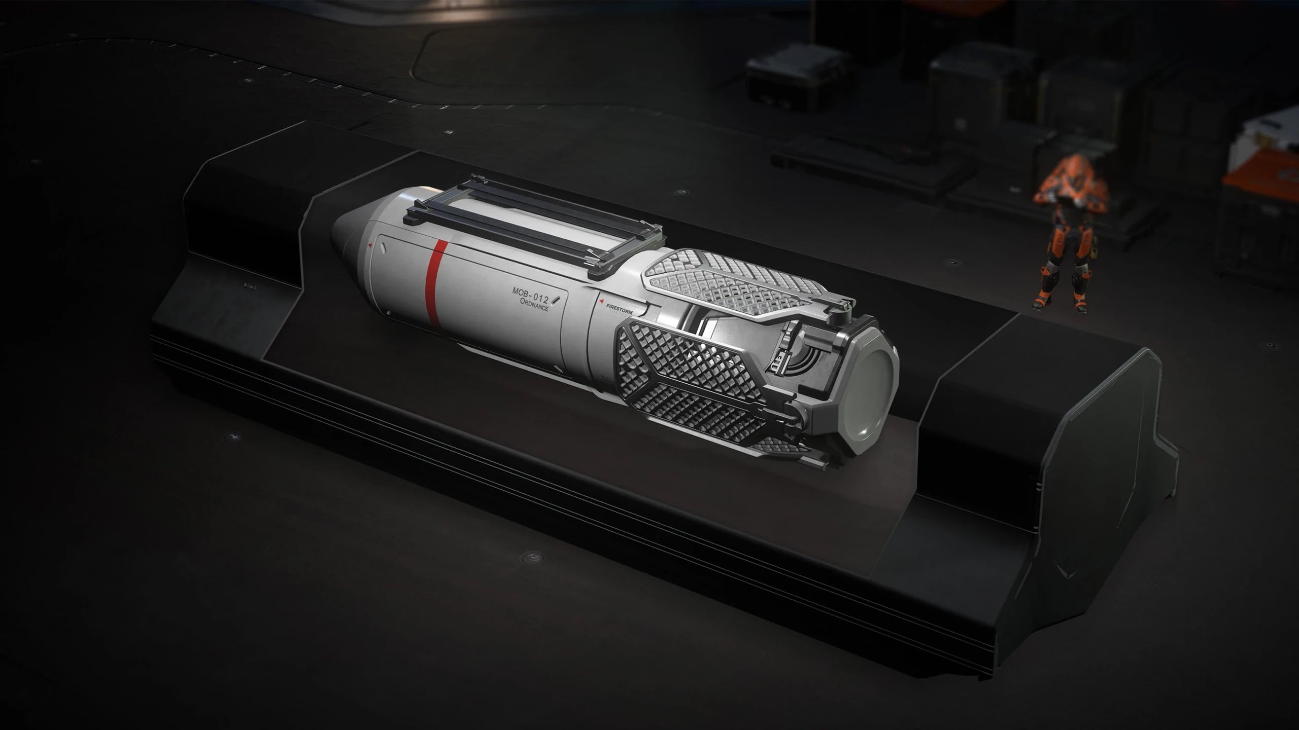A rack for a single size-10 bomb that can be installed in the Aegis Dynamics Eclipse .