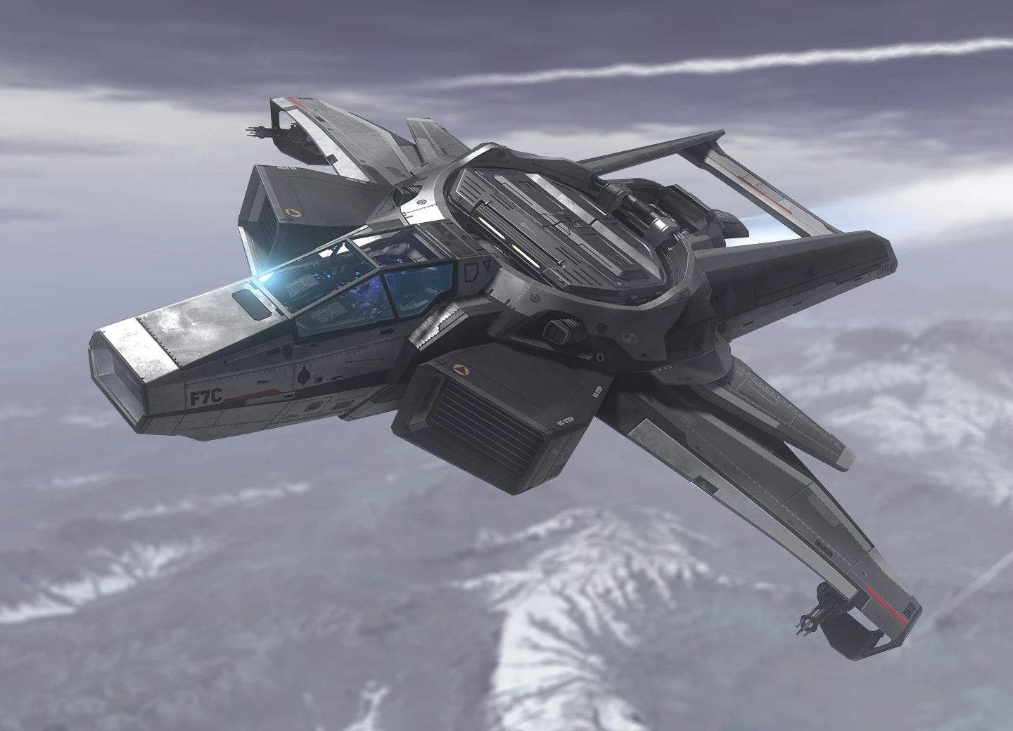 F7C Hornet MK I - F7C Hornet flying over mountains