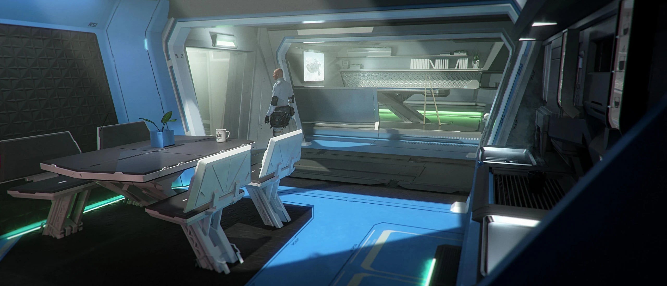 Galaxy messhall and recreation room
