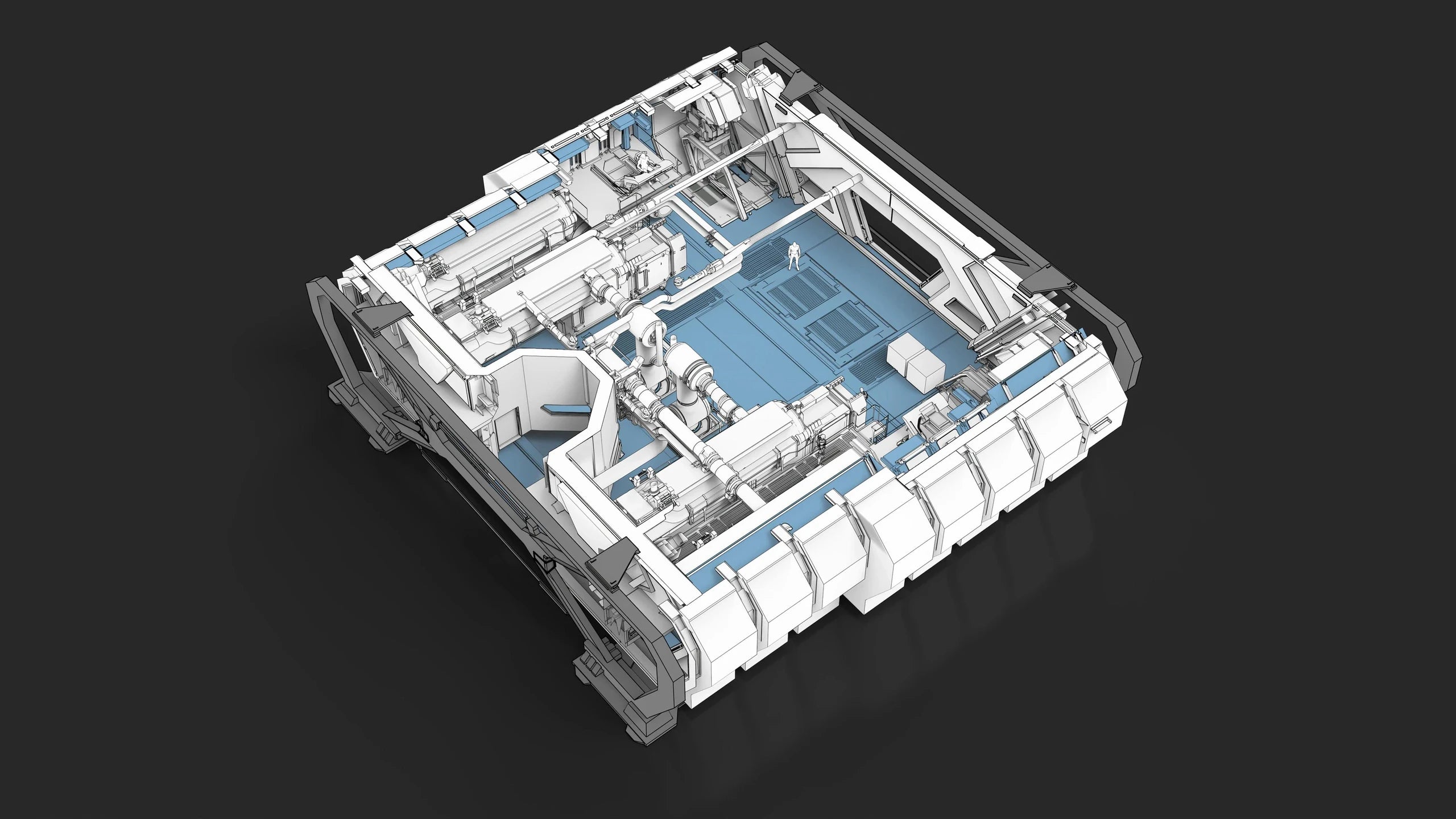Galaxy Concept Refinery Module Cutaway