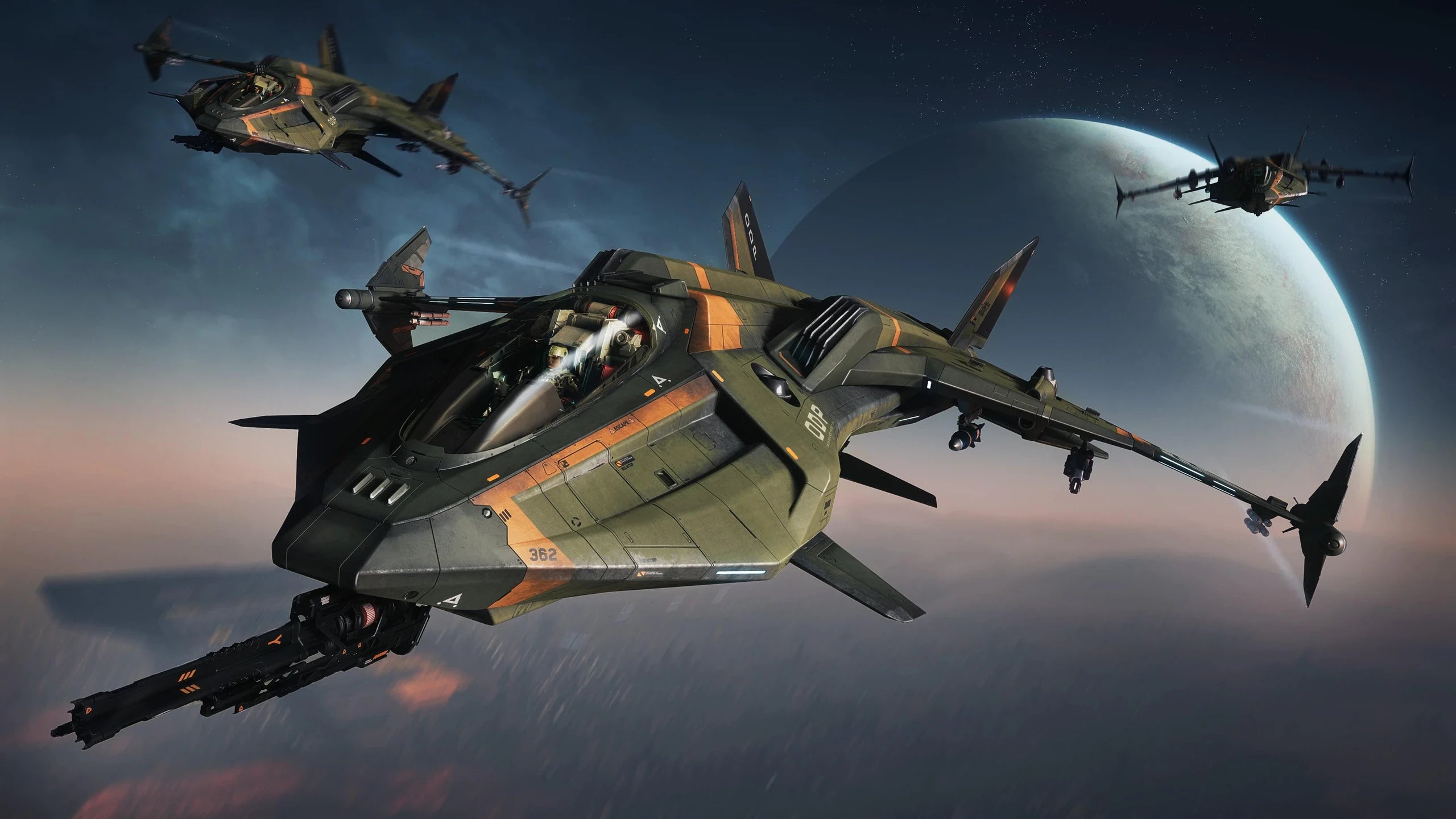 Gladius Valiants x3 flying in formation