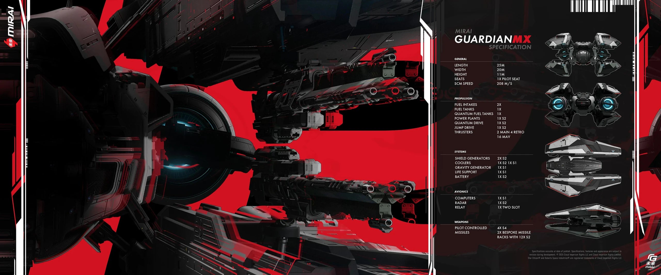 Guardian MX Tech Specs and Views