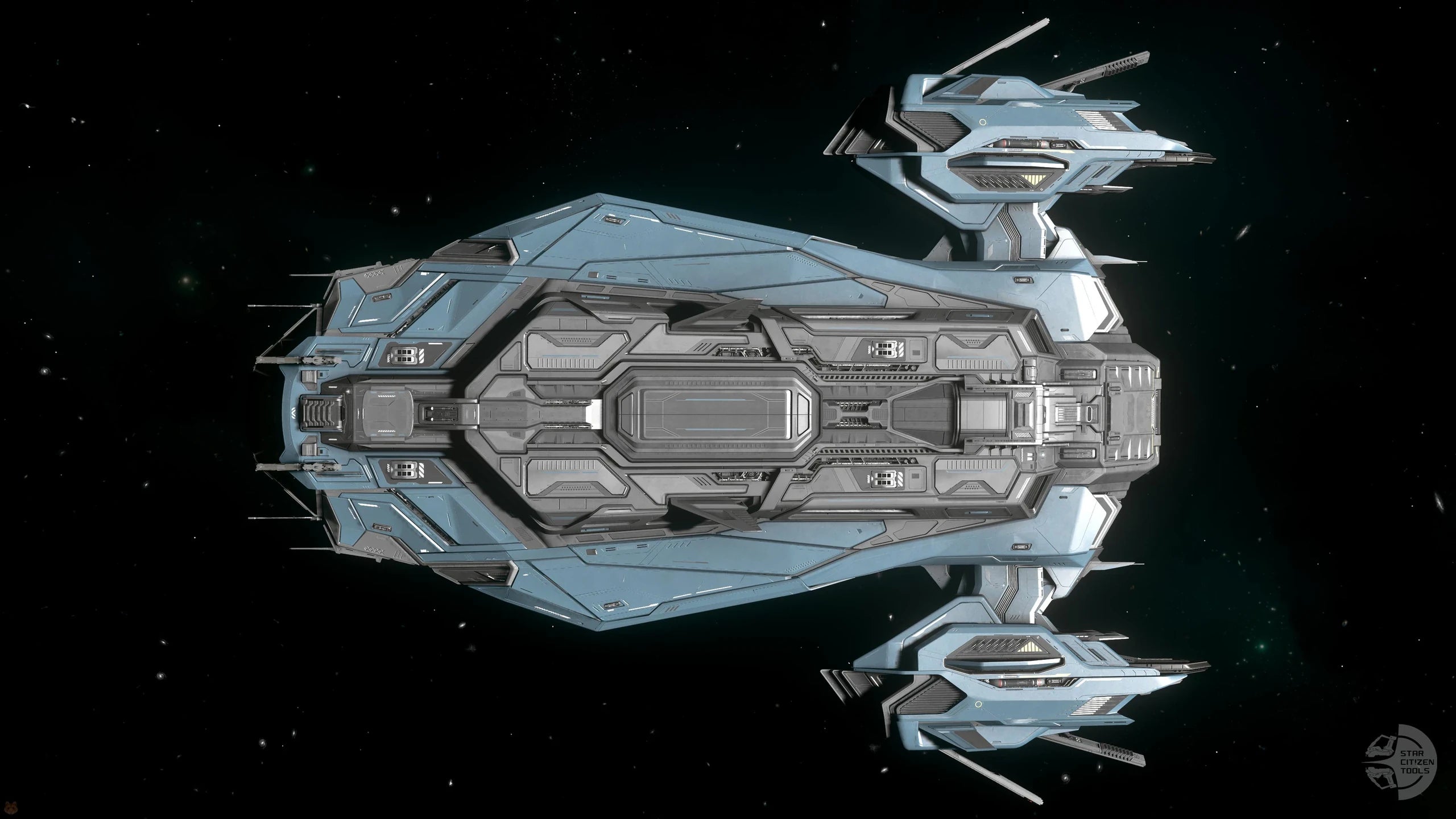 Hermes in space - Below