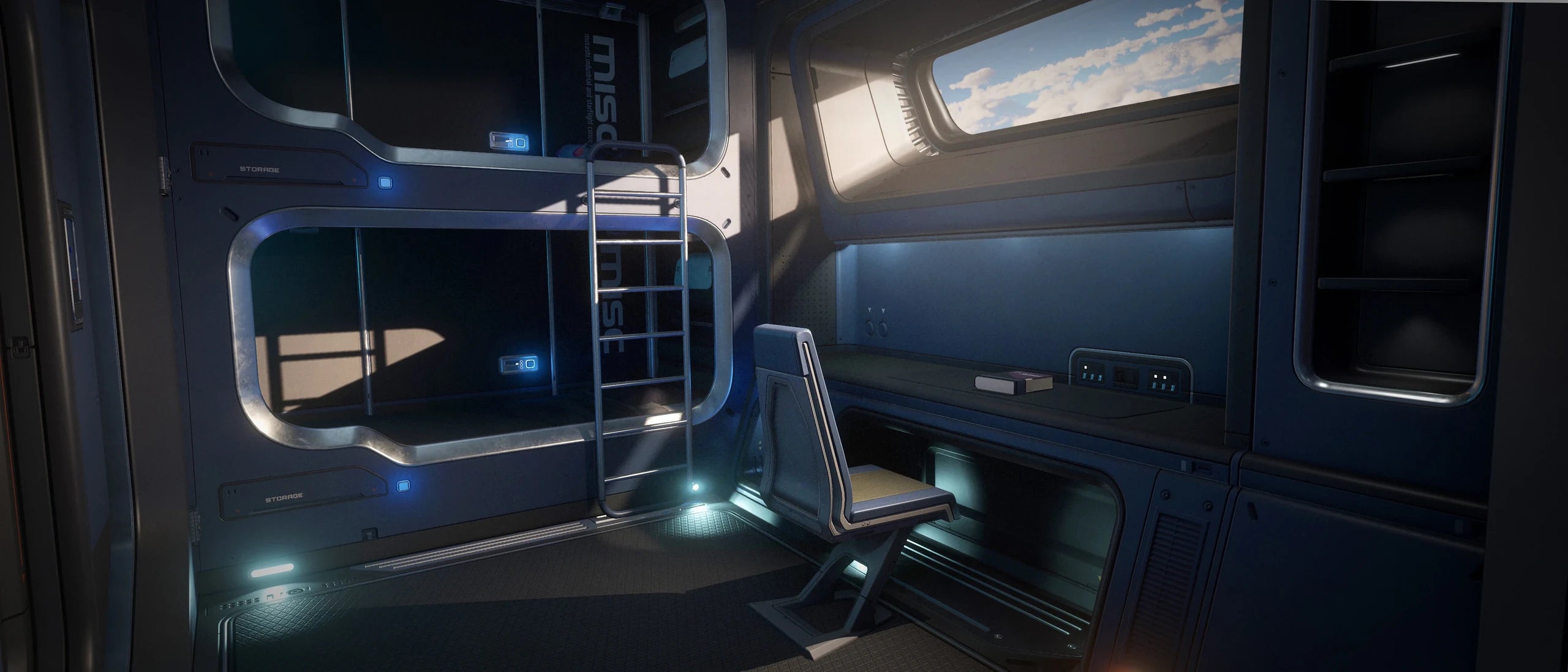Hull B crew quarters