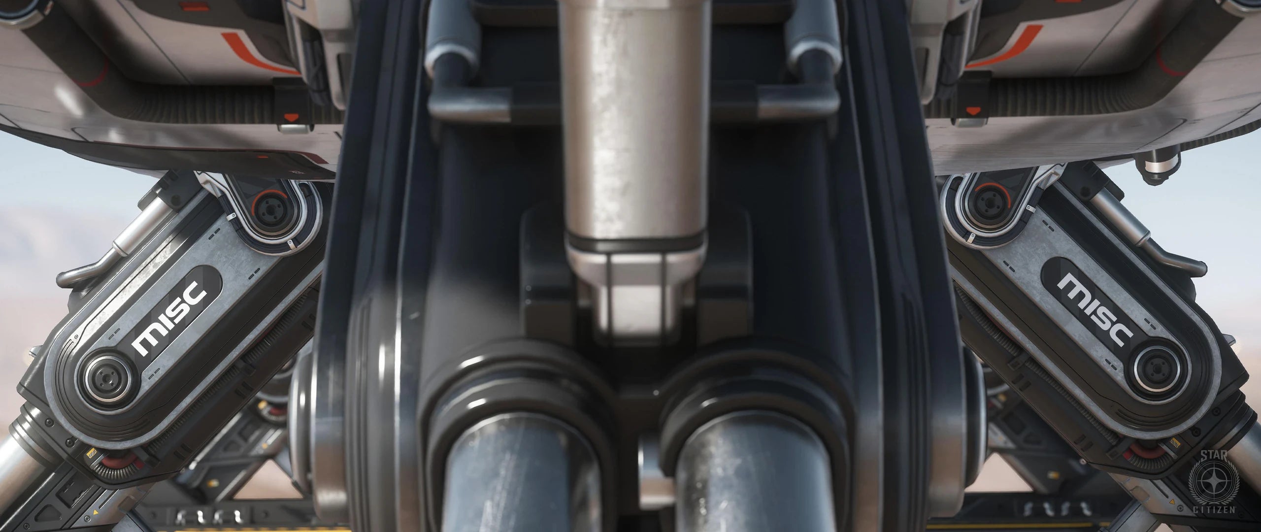 Hull B landing gear closeup
