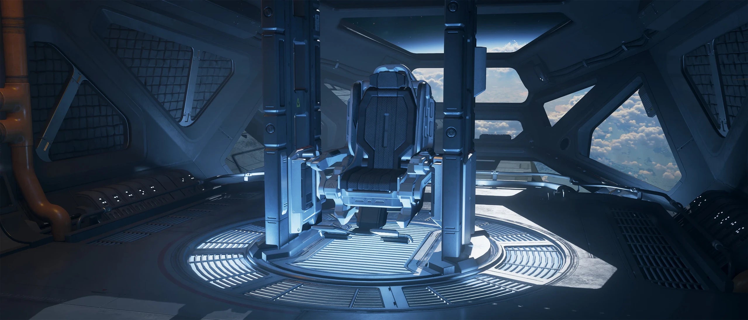 Aegis Idris landed with its rear vehicle ramp open