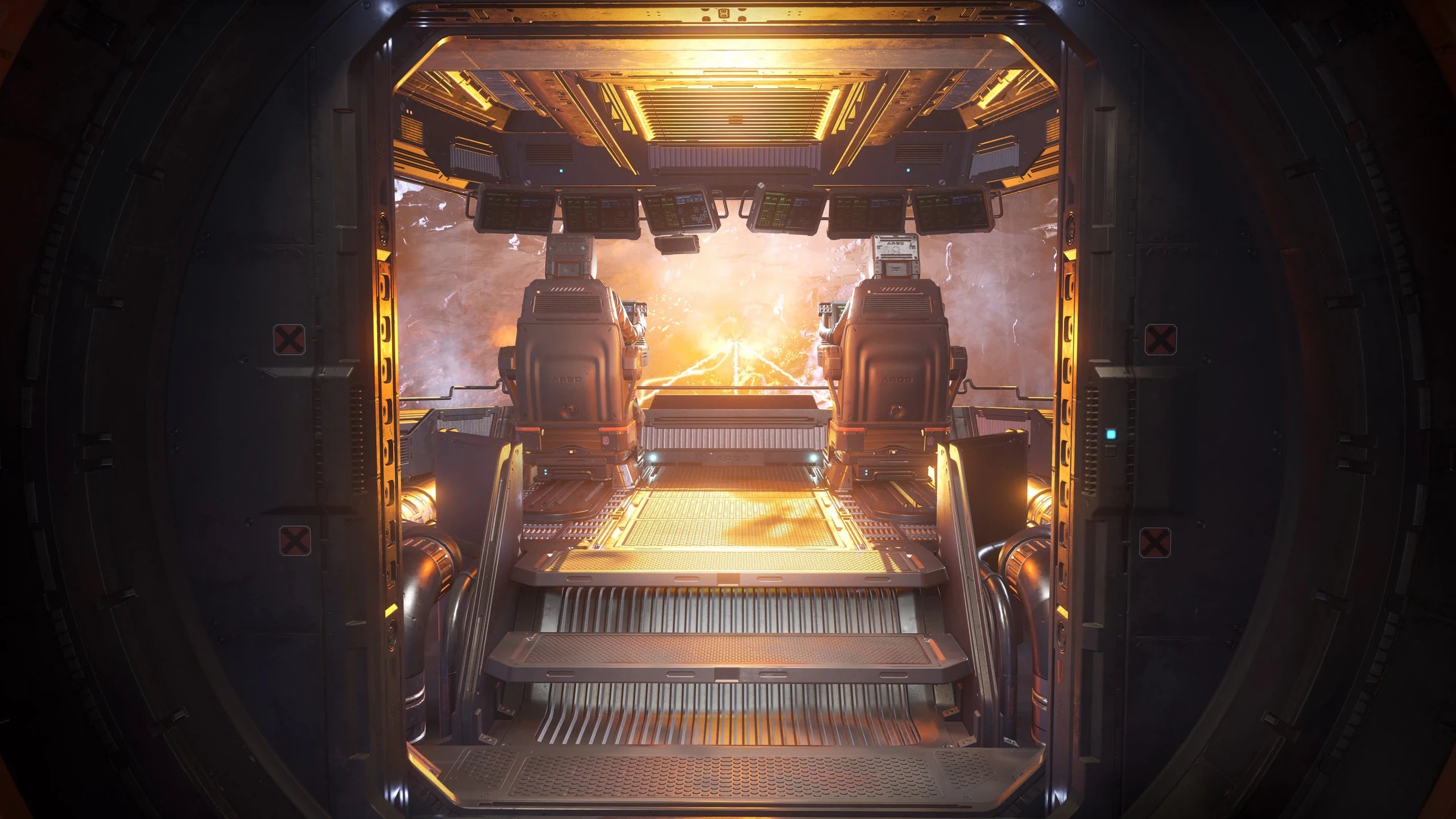 Cockpit of the Mole