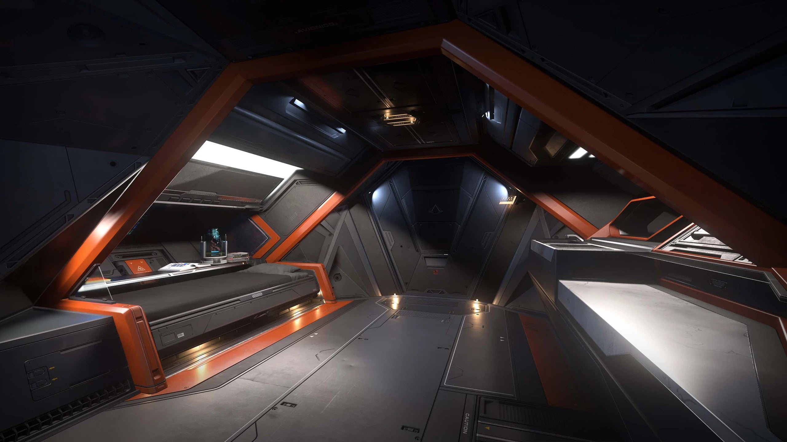 Habitation concept art of the Nomad