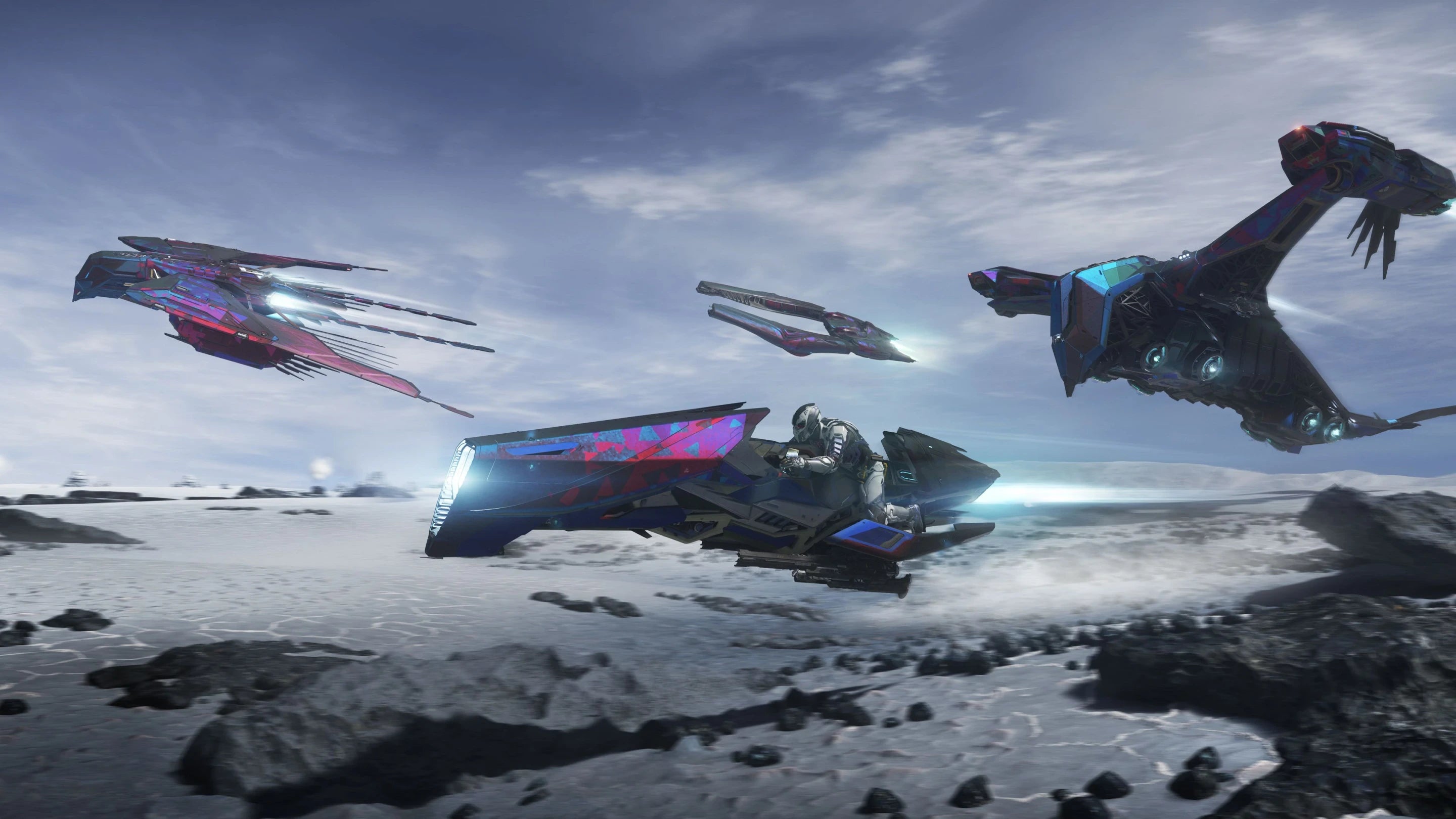 Alien Week promo image featuring a Talon , Nox , Defender , Prowler