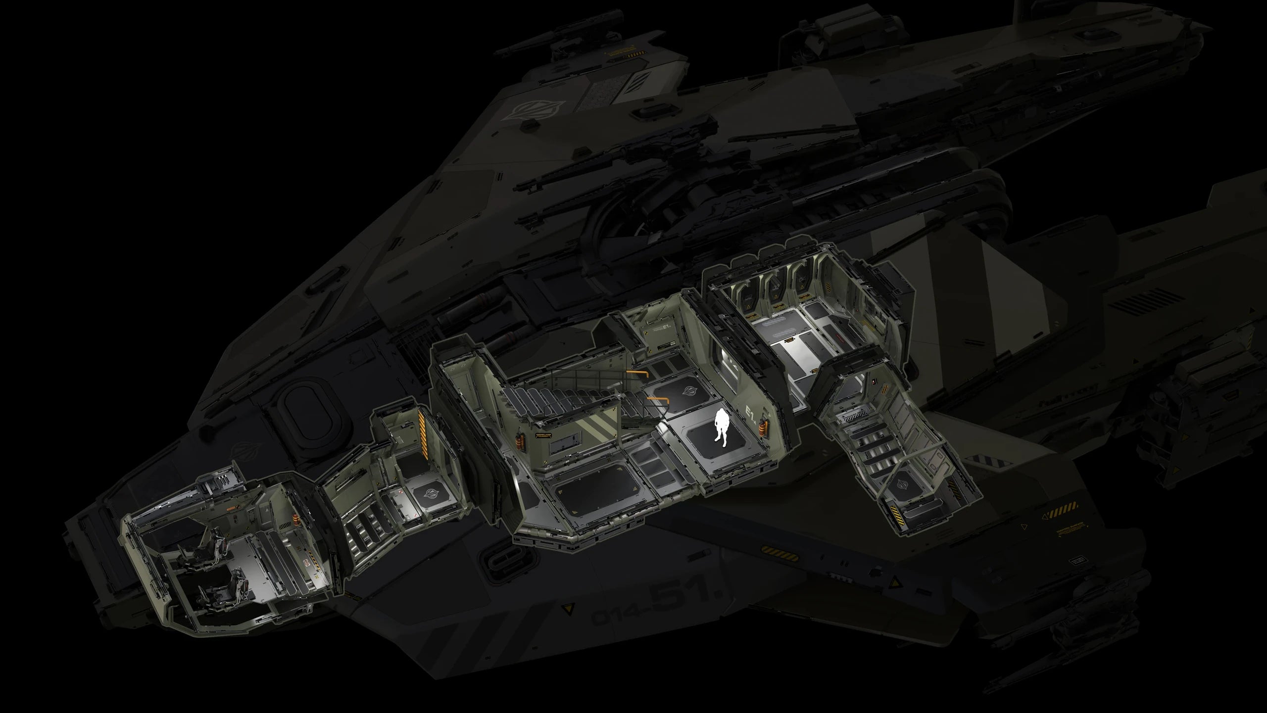 Paladin lower deck cutout