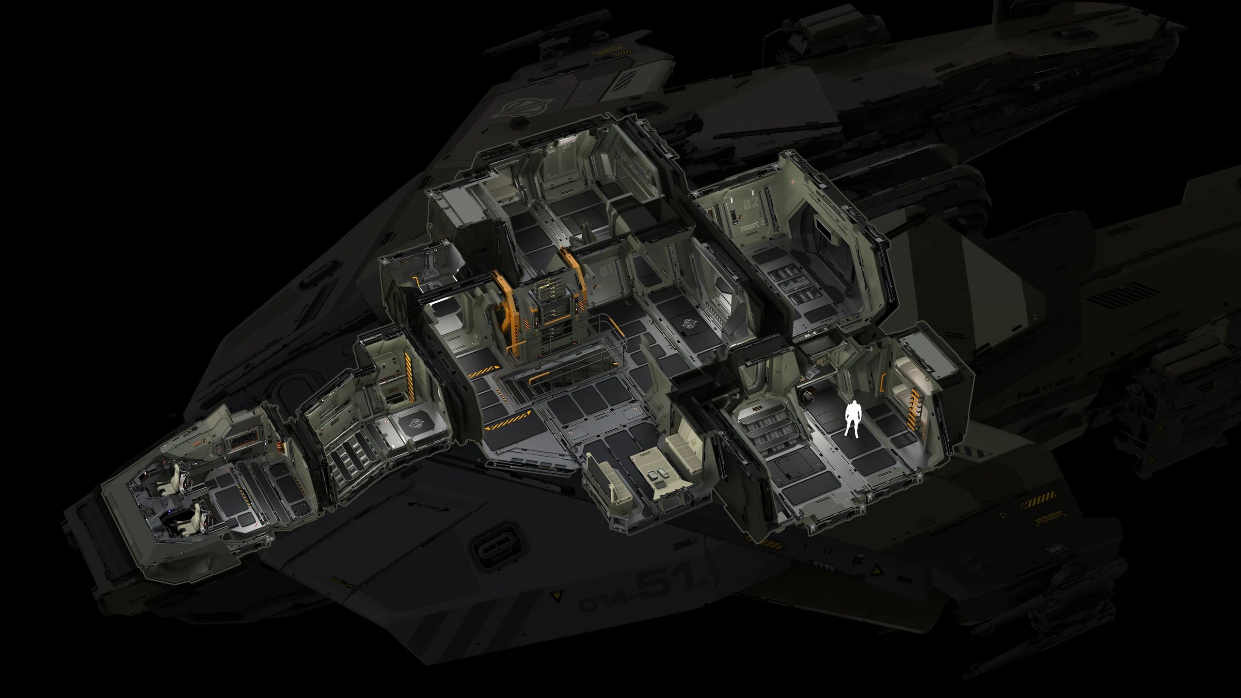Paladin upper deck cutout
