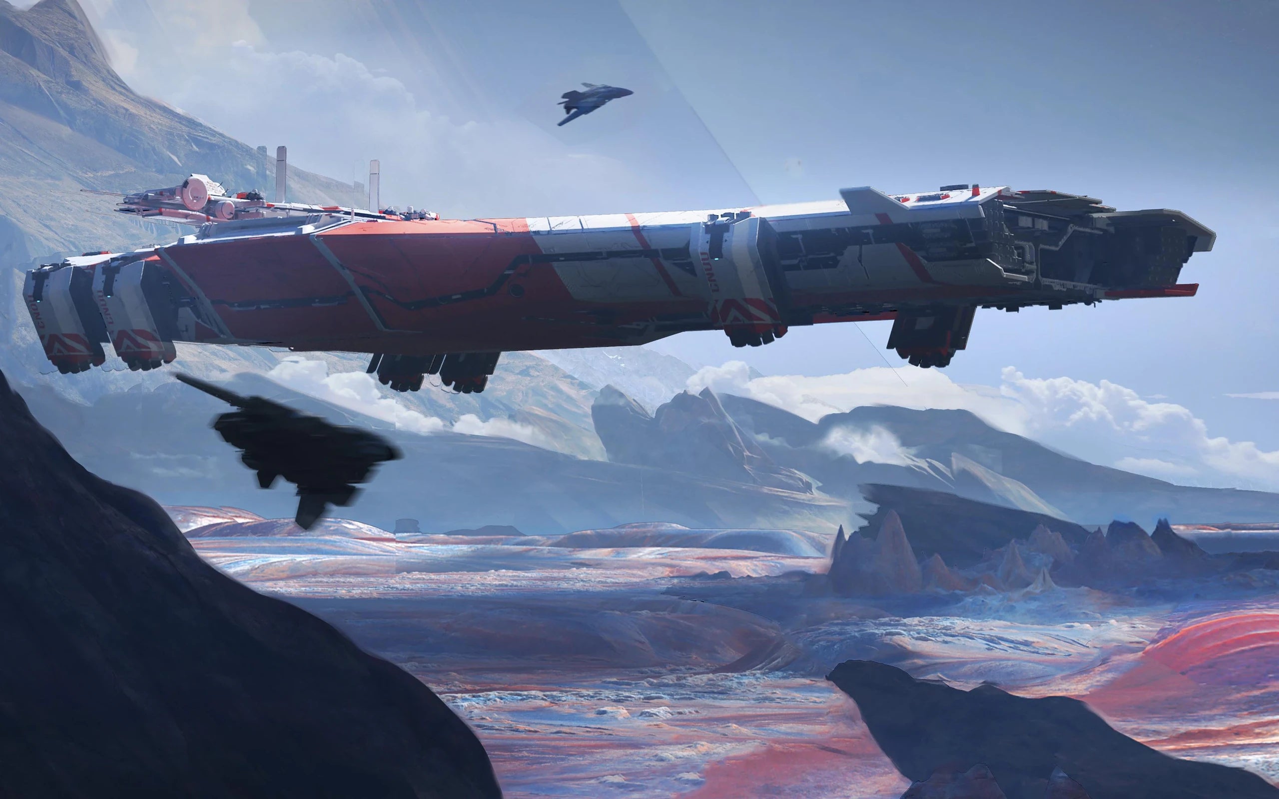 Side Concept Art of the Pioneer