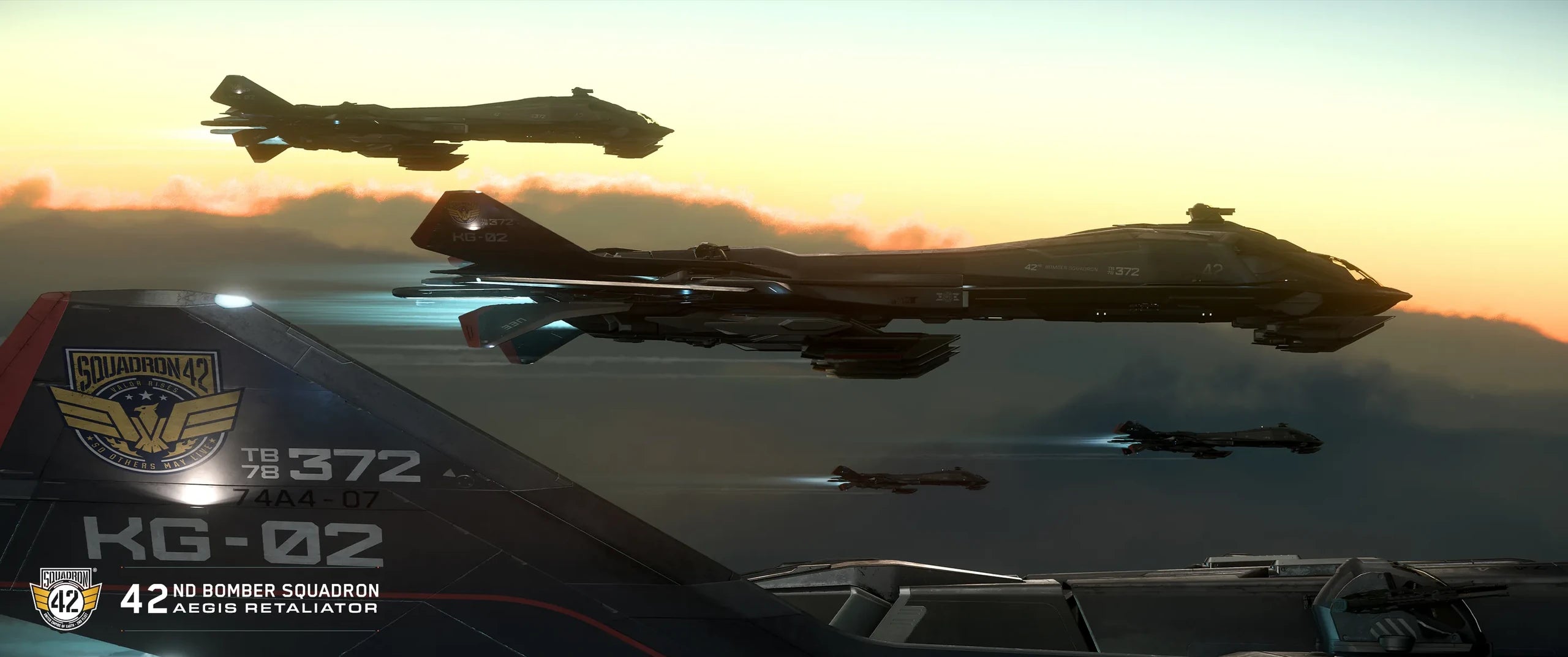 Retaliator Bomber - Retaliator Formation from the 42nd Squadron